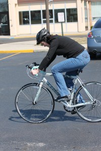 Me on my new bike