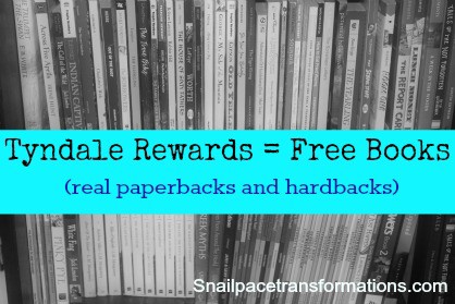 tyndale rewards = free books