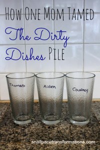 How one mom tamed the dirty dishes pile