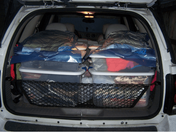 How to make use of every square inch of your vehicle's trunk space for a road trip. 
