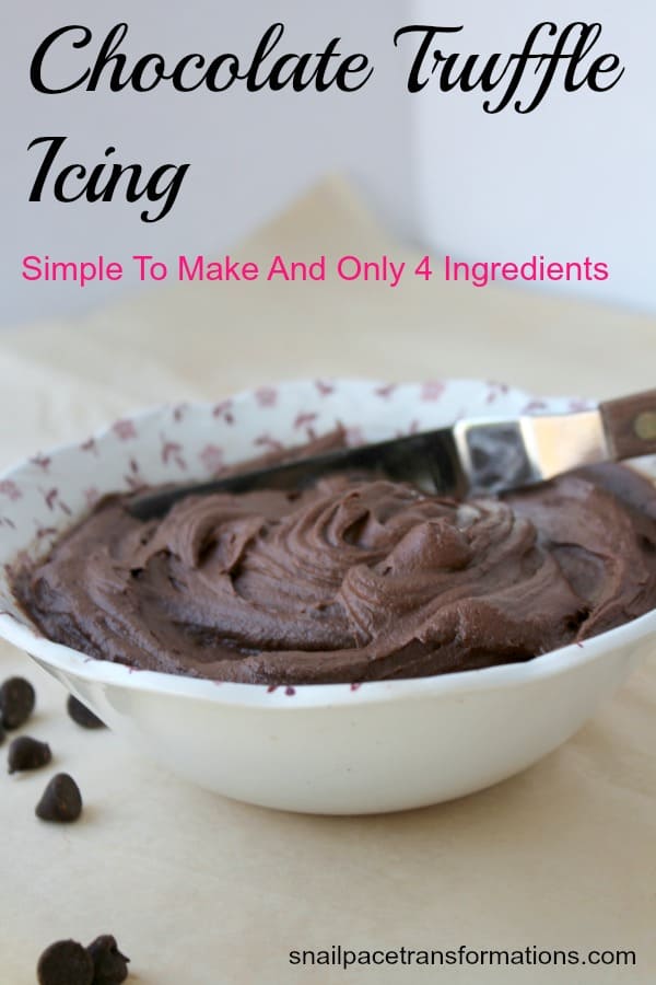 chocolate truffle icing only 4 ingredients