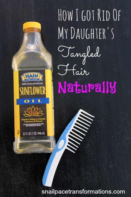 How I Got Rid of My Daughter's Tangled Hair Naturally