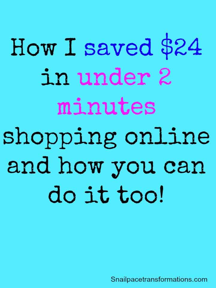 How I save $24 in under 2 minutes