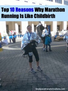 Top Ten Reasons Why Marathon Running Is like Childbirth - Snail Pace