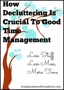 How decluttering is crucial to to good time management