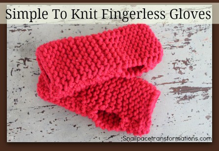 How To Knit Fingerless Gloves