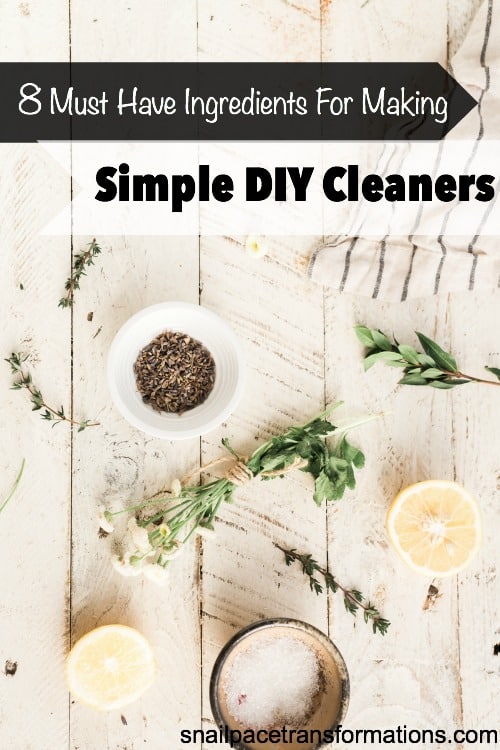 Must have ingredients for effective DIY Cleaners. 