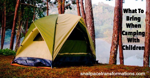What to Bring When Camping With Children