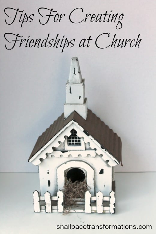 tips for creating friendships at church