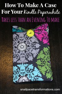 How to make a case for your kindle paperwhite