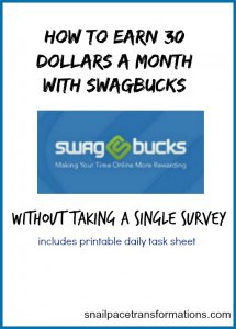 How To earn 30 dollars a month with Swagbucks