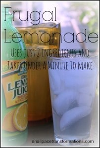 Frugal Lemonade: Inexpensive and Quick to make