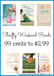 Thrifty Weekend Reads .99 cents to $2.99