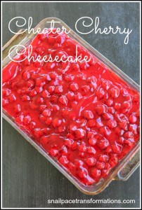 Cheater Cherry Cheesecake