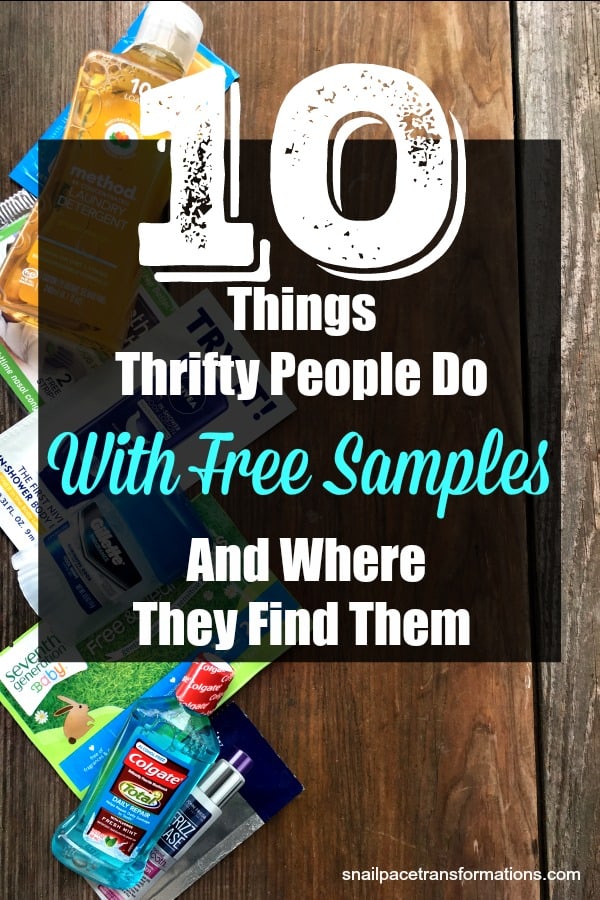 Where to find free samples and ideas on how to put free samples to good use. #savingmoney #frugalliving