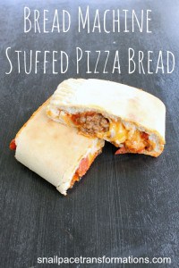 Bread Machine Stuffed Pizza Bread