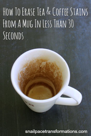 How to erase tea & coffee stains from a mug in less than 30 seconds