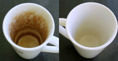 We Tried 5 Methods for Cleaning Stains from Inside Coffee Mugs