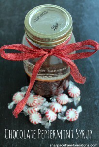 Chocolate Peppermint Syrup: So Simple to make and tastes great stired into coffee or as a topping on vanilla ice cream.