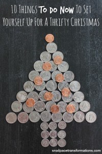 10 things to do now to set yourself up for the thrifty Christmas