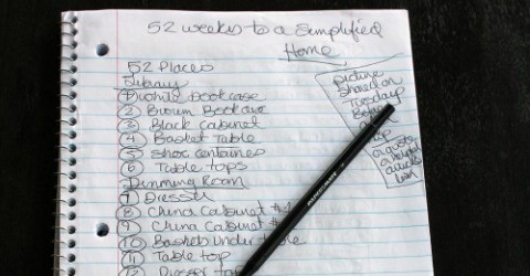 52 Weeks To A Simplified Home: A Realistic Decluttering Plan (includes free printable)