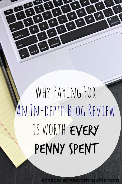 Why paying for an in-depth blog review is worth every penny spent