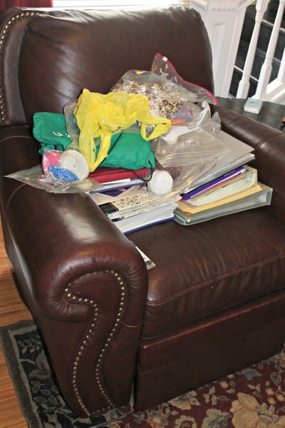 chair of wardrobe junk