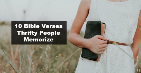 10 Bible Verses Thrifty People Memorize