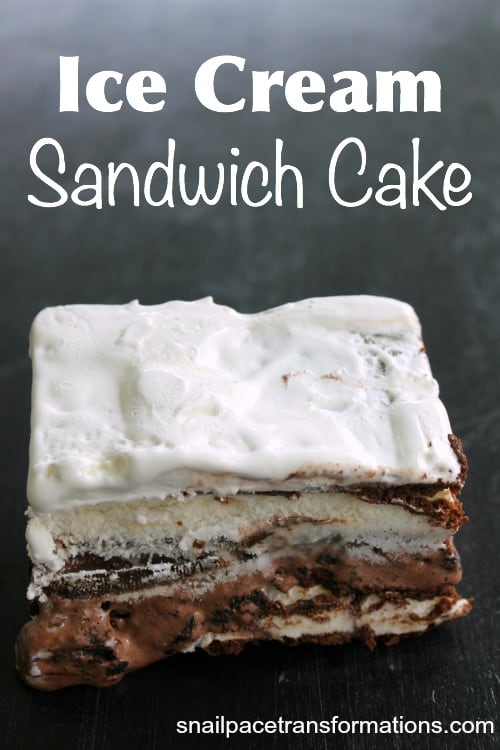 ice cream sandwich cake so good it is hard to stop at just one piece