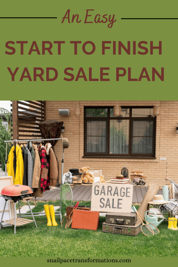 An Easy Start To Finish Yard Sale Plan (Step-By-Step Instructions)