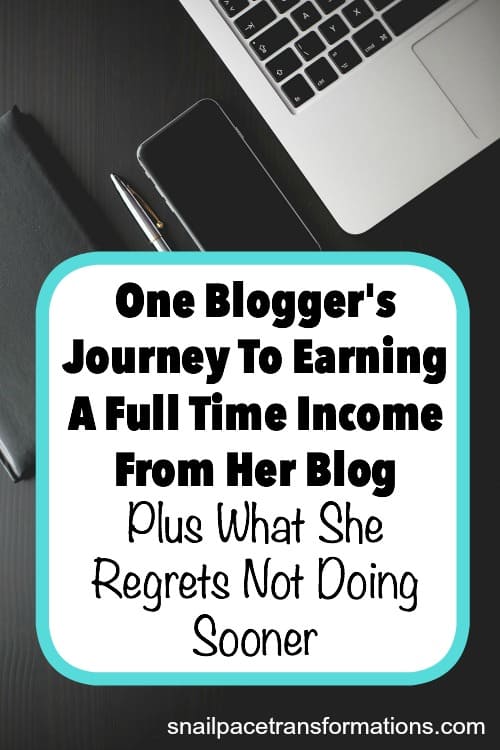 A story of how one blogger grew her blog to full time income. Plus--what she believes would have shortened her journey to a full time work at home income!