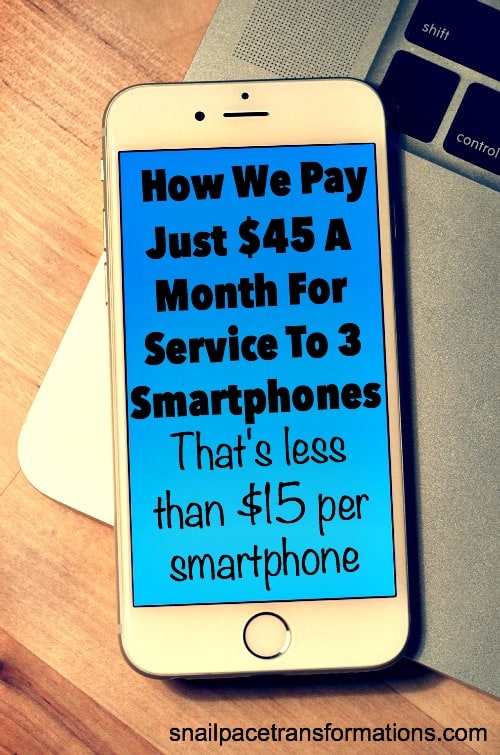 Looking for inexpensive smartphone service? Check out how this family pays less than $15 a month for each smartphone. 