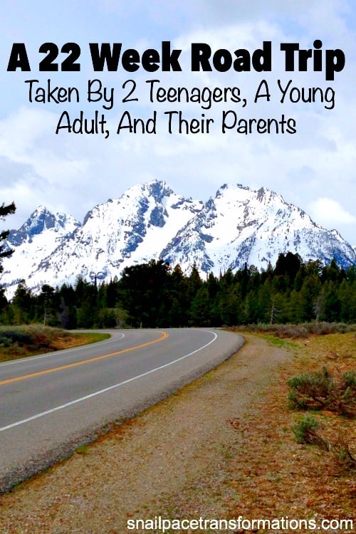 A 22 week family road trip with teenagers and young adults. 