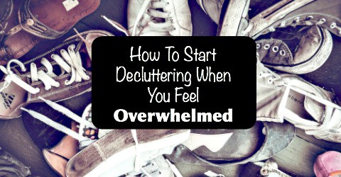 How to Start Decluttering When you Feel Overwhelmed | Snail Pace Transformations