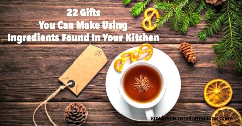 Chances are you have ingredients in your kitchen that will make a great Christmas gift for mom.