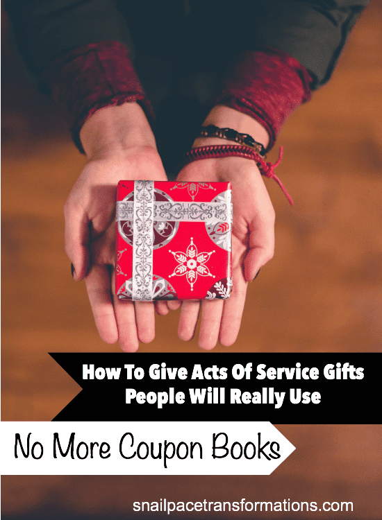 This Christmas, give an act of service people will actually use-no more coupon books collecting dust in junk drawers. 