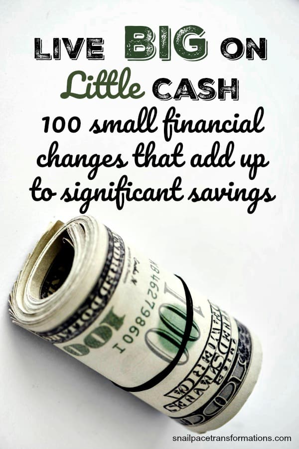 How to save money by making small changes in your financial habits. #savemoney #moneytips #frugal #thrifty