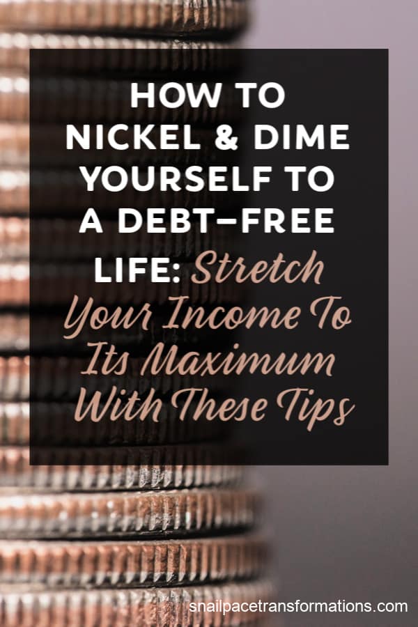 Learn the best and easiest ways to stretch your income so you can pay off debt faster with these tips. #debtfree #financialfreedom