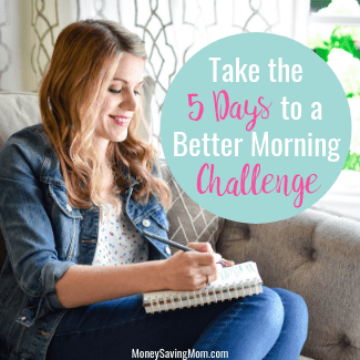 Take the Five Days to a Better Morning challenge!