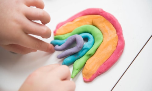 Easter Basket Filler Ideas For Toddlers: Homemade Play Dough